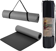 Esterilla de Yoga Antideslizante con Funda y Correa | Colchoneta de TPE Ecológico Reciclable y sin latex para Pilates Fitness Estiramientos y Meditación
