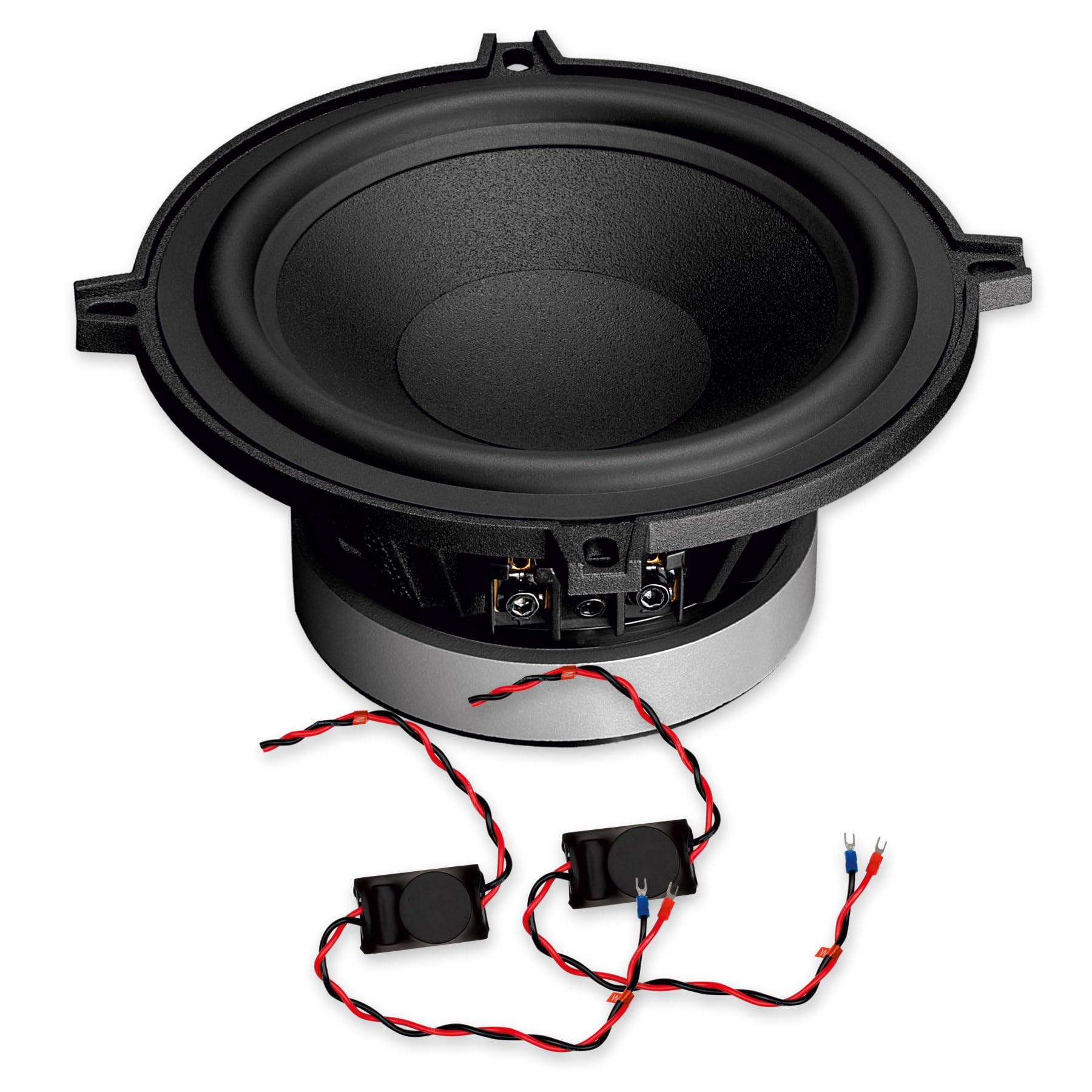 EMPHASER ECP-G5 – 13 cm 2-Wege Komponentensystem, 80 W Auto Lautsprecher | Klangstarkes 5 Zoll Soundsystem für PKWs & Wohnmobile, für Armaturenbrett, Türen & Heck, mit 25 mm Gewebehochtöner, 1 Paar