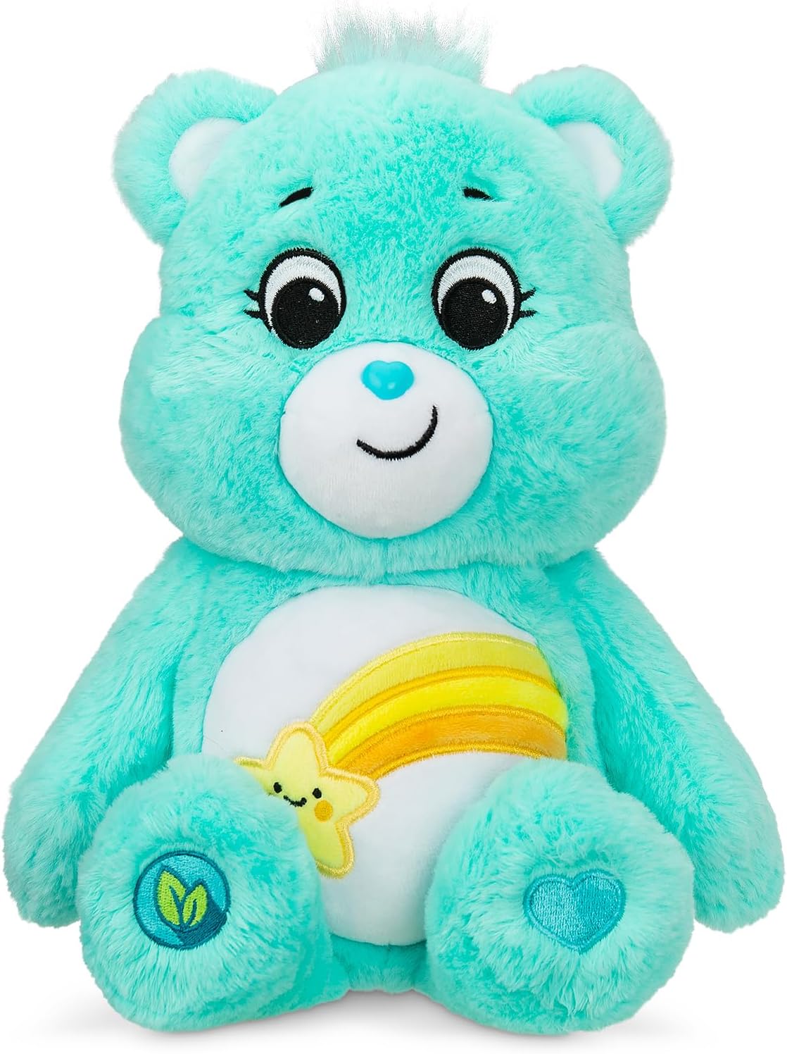 Basic Fun Care Bears, 14" Plush, Wish Bear, Soft Huggable Material!
