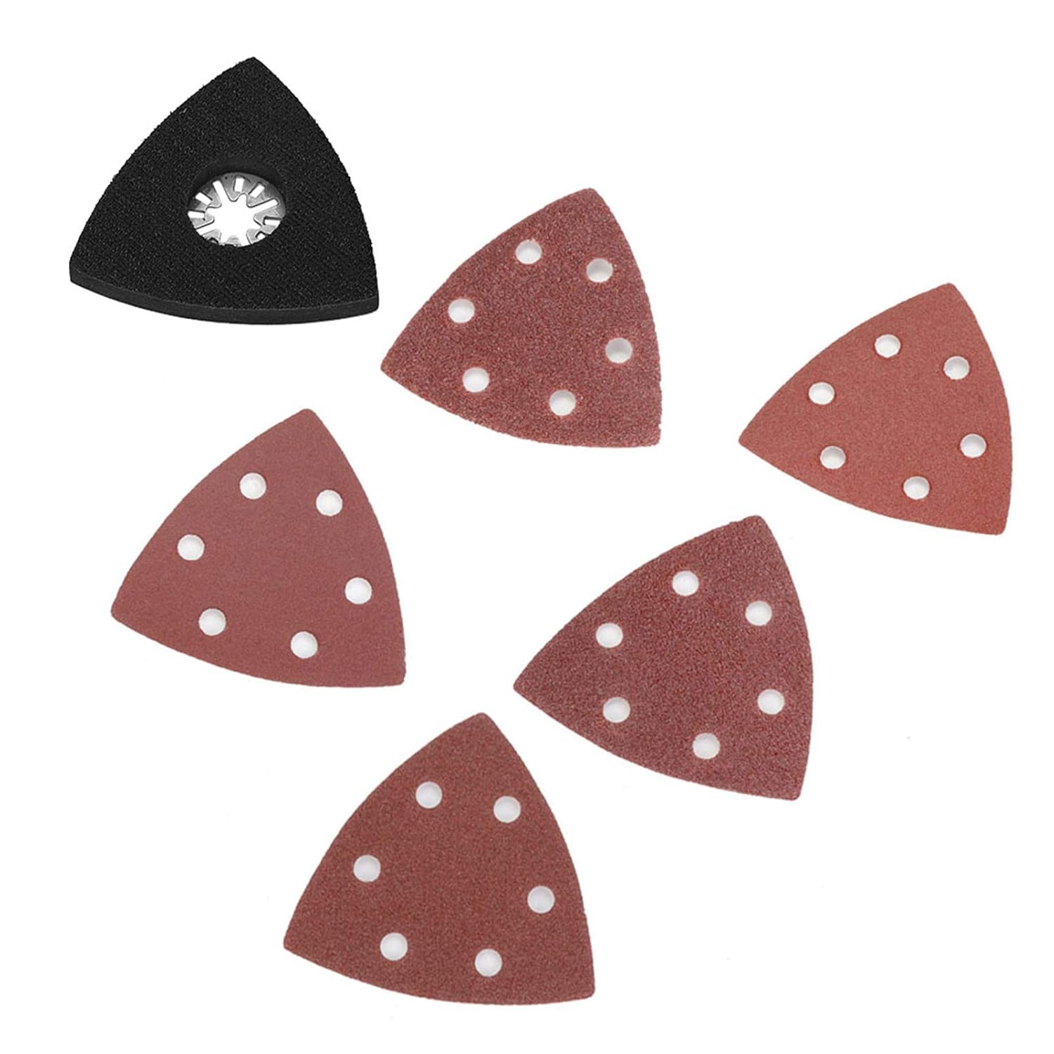 Sanding Pads, 101 Pieces Sanding Pads Mouse Sanding Sheets Hook and