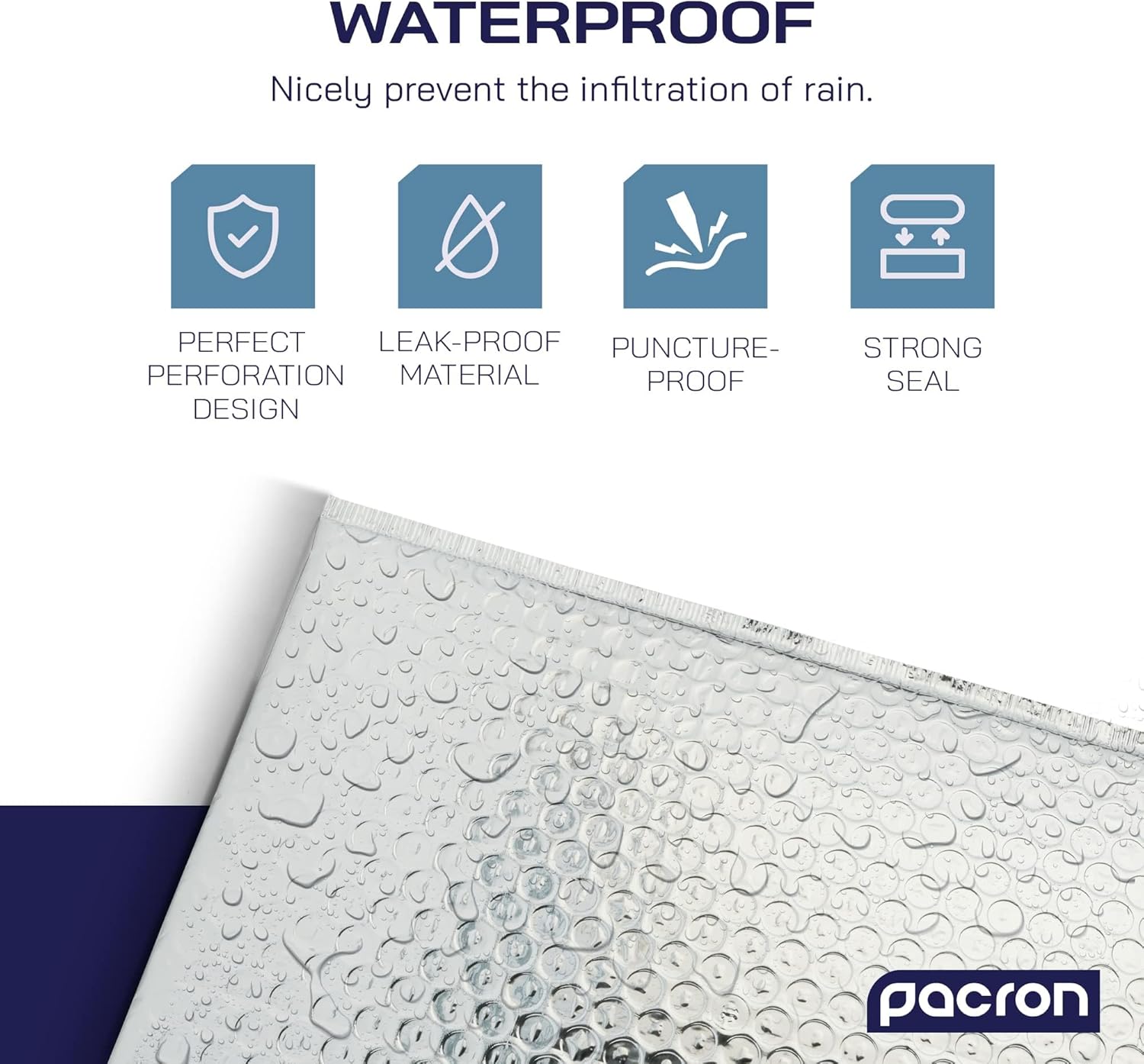 50-Pack Insulated Silver Thermal Bubble Mailers 12 x 17 - Waterproof Metallic Foil Self-Sealing Padded Envelopes for Cold Shipping, Perishables, Food, Cosmetics, Pharmaceuticals