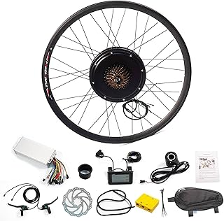 PORIYA ebike Conversion Kit 48V1500W Motor Electric Bike Rear Wheel Transform Your Bike into a Powerful Electric Bike with...
