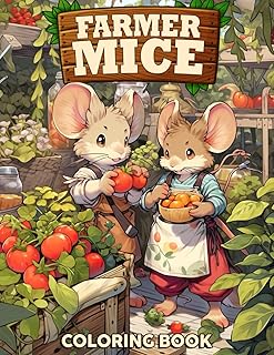 Farmer Mice Coloring Book: Explore the Fairytale World of Farm Creatures Coloring Pages with Whimsical Animal Designs for All Ages Creative Escape