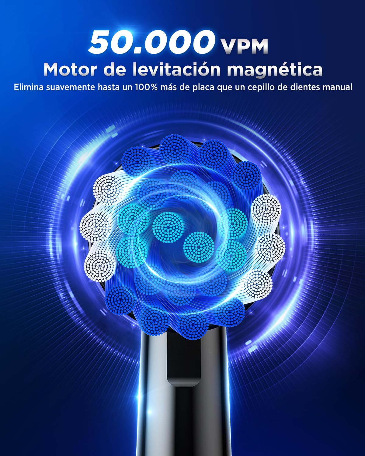 Cepillo de Dientes Eléctrico de Rotación para Adultos y Infantil - Cepillo Eléctrico 3 Intensidades, 5 Modos, 10 Cabezales, IPX7 Impermeable, Cepillo Dientes Electrico Viaje, Negro y Rosa