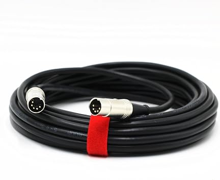 Edifier 5-Pin Premium Speaker Link Cable for S1000MKII, S2000MKIII, S1000W, R2000DB | Shielded Oxygen Free Copper Wire with Metal Alloy Plug for Primary to Secondary Speaker Connection 16.6ft/5m