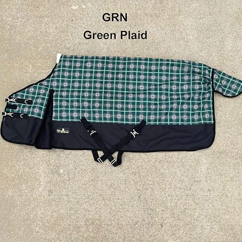 Miniatura 6 de Wire Horse UpNorth - Manta impermeable de peso medio de 1200 denier, 7.05 oz (72 pulgadas, cuadros de búfalo)