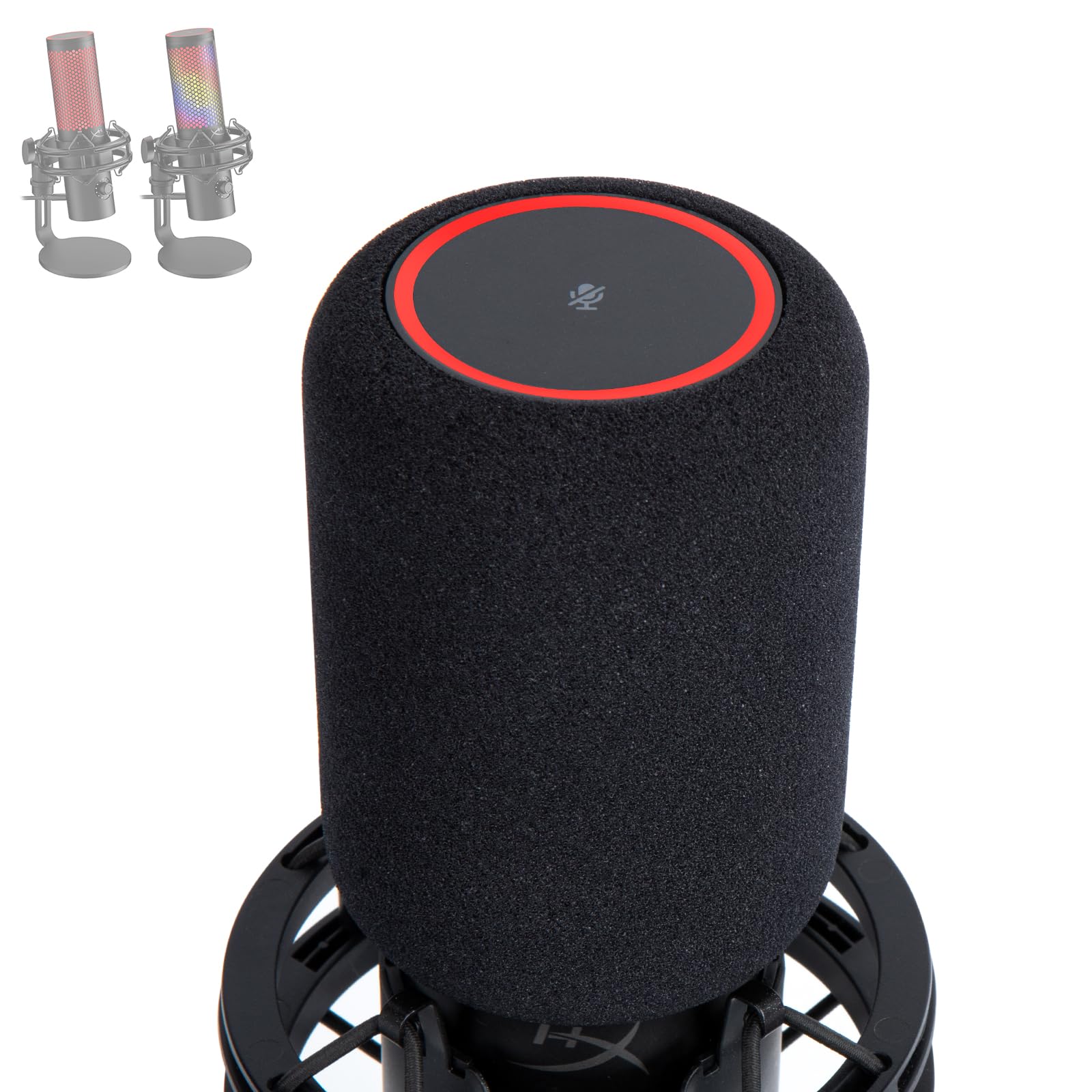 HYPER X QUADCAST2　ポップガード付き QuadCast 2 - USB Gaming Microphone