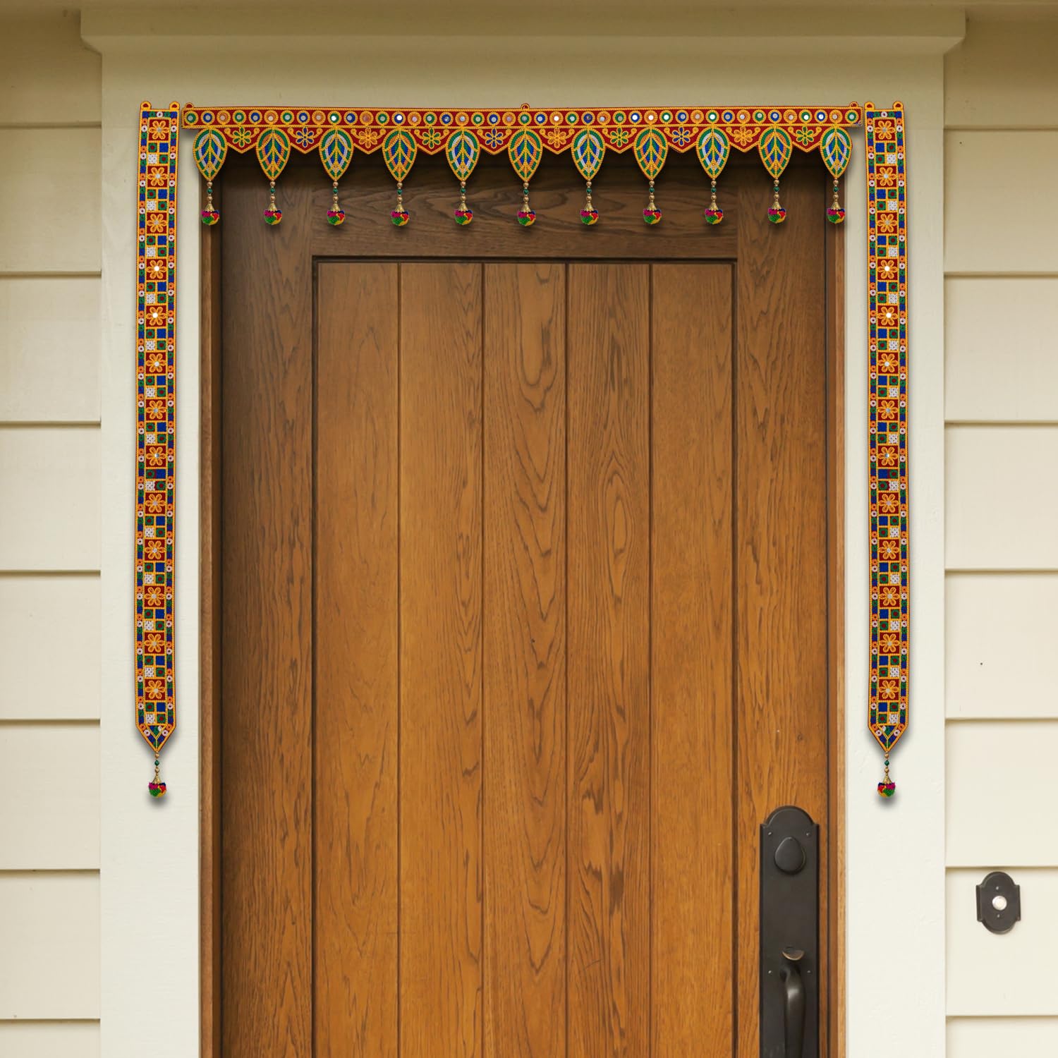 Sypram Productions Toran Bandarwal & Traditional Door Hanging for Home Decor(1 Toran+2 Door Hanging)
