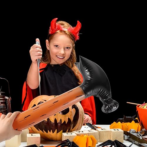 Miniatura 3 de 2 juguetes inflables de martillo, divertidos recuerdos de fiesta para niños, juego de piscina y bañera, decoraciones de mazo de neón para cumpleaños