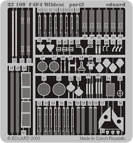 Miniatura 2 de Eduard Accessories 32109 Accesorios de construcción modelo F4F-4 Wildcat para kit de trompetista