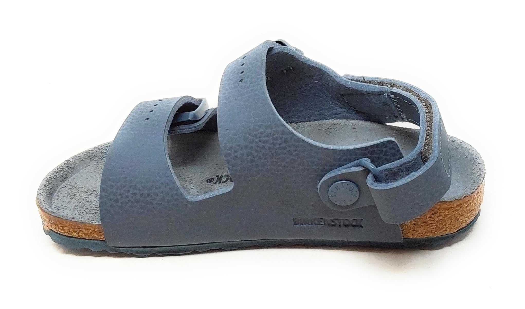 Birkenstock Milano 1031647 grigio (desert soil triple basalt gray),sandalo in Sughero (Grigio (desert soil triples basalt gray), Sistema Taglie Calzature EU, Adolescente, Numero, Stretta, 38)