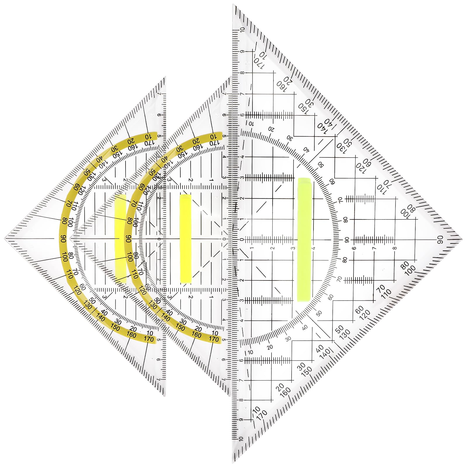 Metall-Lineale – Aluminiumlegierung Kinder Winkelmesser-Set, Geometrie-Set, Messwerkzeuge, multifunktionales Mathematik-Lineal, Geometrie-Werkzeug-Set zum Schreiben, Lernen, Skizzieren Metall-Lineale – Aluminiumlegierung Kinder Winkelmesser-Set, Geometrie-Set, Messwerkzeuge, multifunktionales Mathematik-Lineal, Geometrie-Werkzeug-Set zum Schreiben, Lernen, Skizzieren