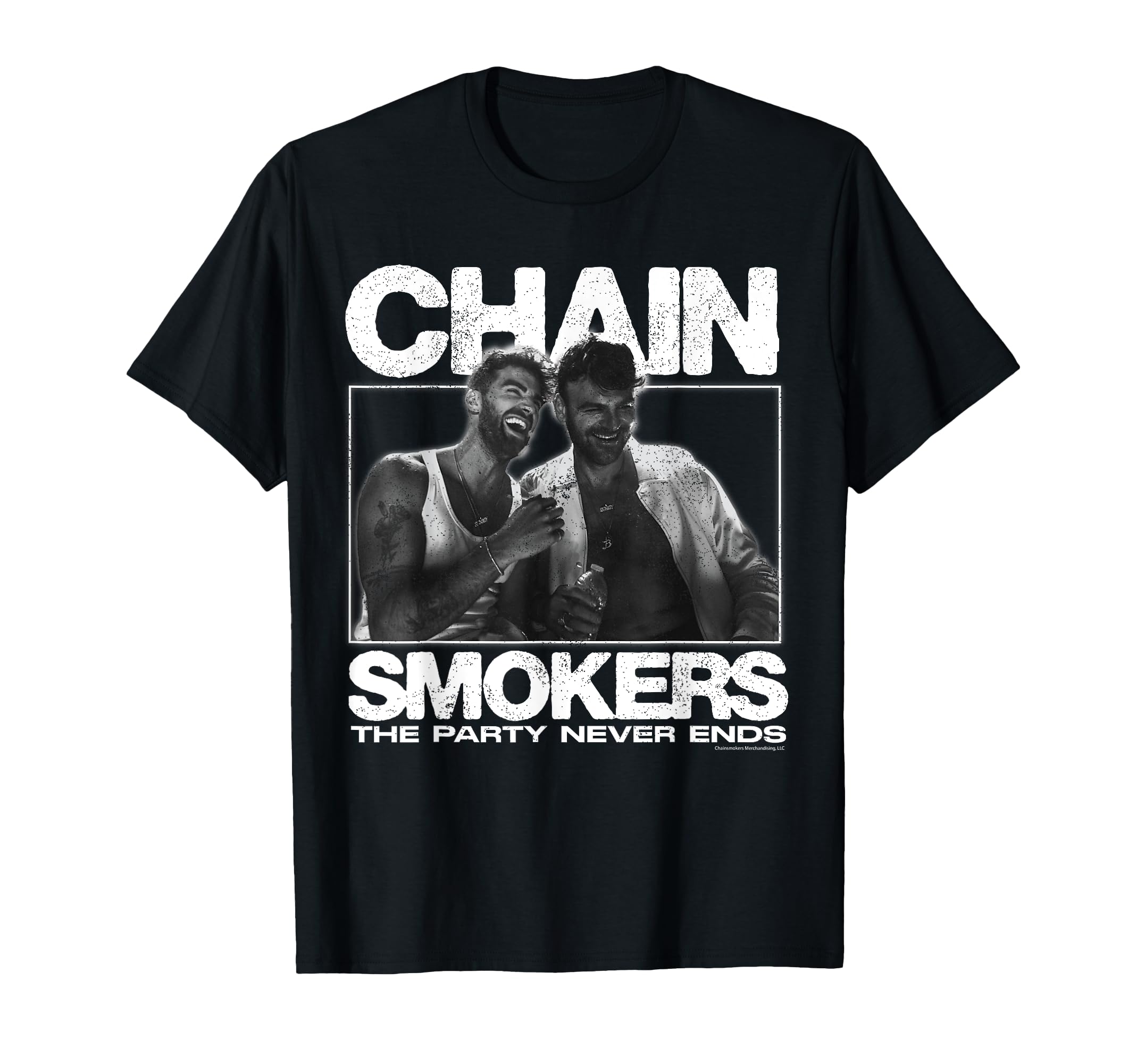 Amazon.com: The Chainsmokers - The Party Never Ends T-Shirt 