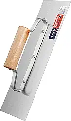 Atlas - Desempenadeira Lisa em Aço Temperado com Cabo de Madeira com Uma Haste de Fixação Fechado