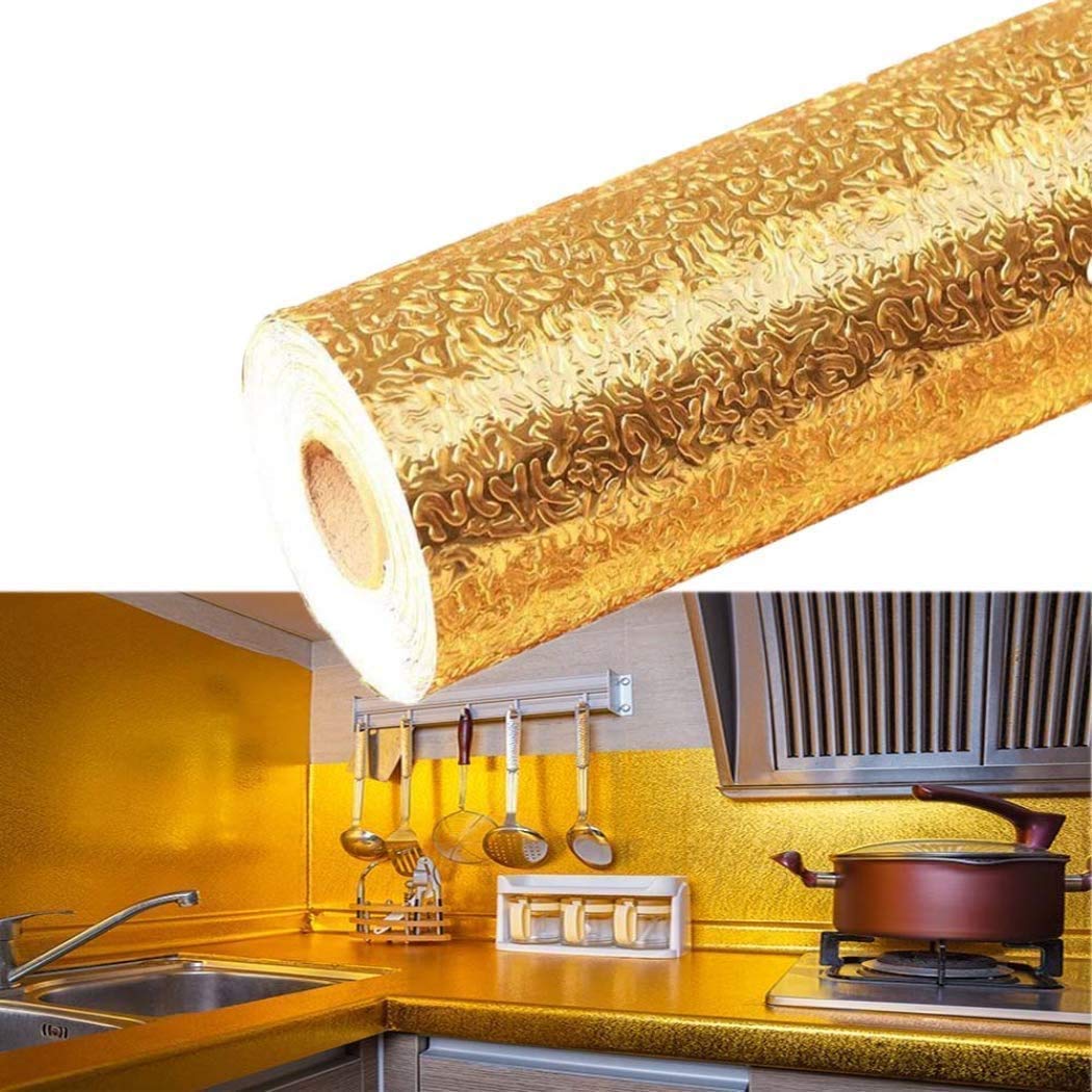 Details 70+ gold kitchen wallpaper best 3tdesign.edu.vn