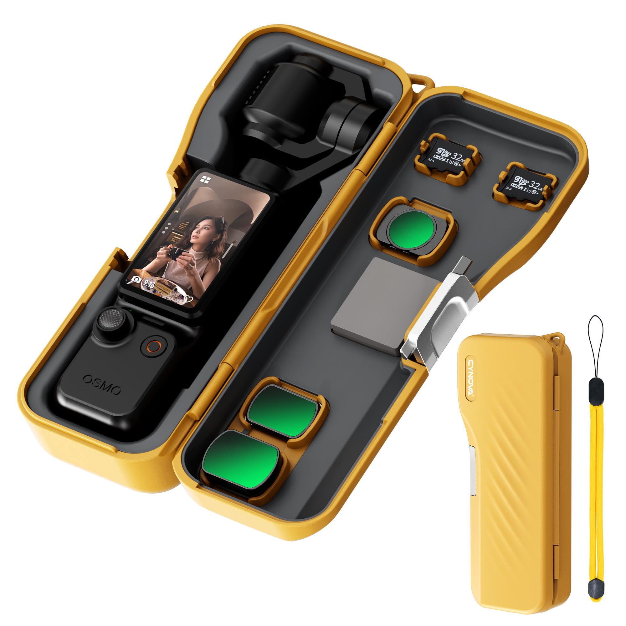 Amazon | CYNOVA Osmo Pocket 4 収納ケース,DJI Osmo Pocket 4 ケース
