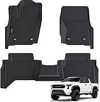 Vista 19 de Auxko Alfombrilla de carga para todo tipo de clima, apta para Toyota 4Runner 2025 de 5 plazas, versión de gasolina, forro de elastómero