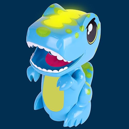 Miniatura 5 de Bump N Go Dino - Soplador de burbujas en movimiento para niños, luces y sonidos, burbujas de dinosaurio, giros y movimientos, juguete exterior,