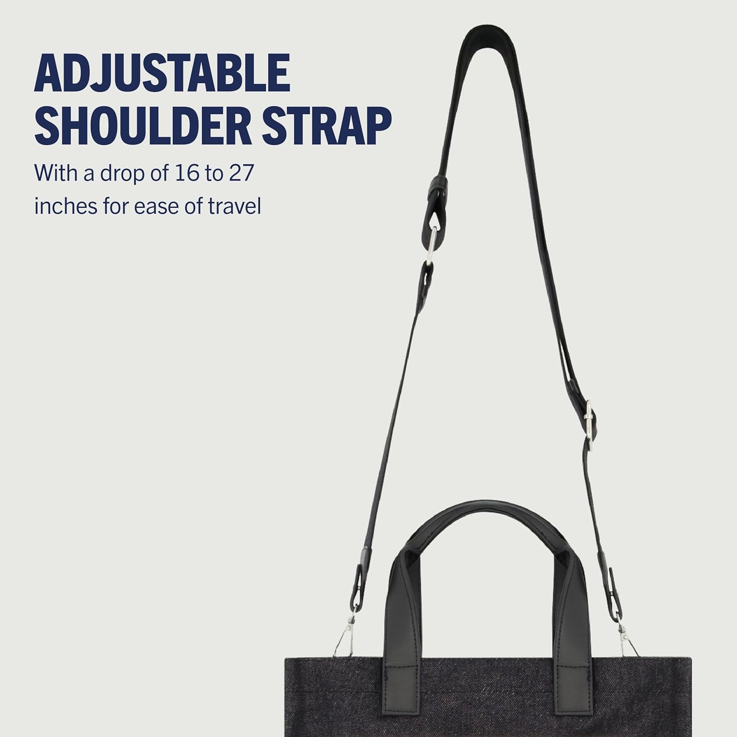 True Religion Tote, Women's Medium Travel Shoulder Bag with Adjustable Strap - Image 4