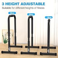 RELIFE Rebuild Your Life Dip Station Párhuzamos Rudak Edzőpad Otthoni Edzéshez - black 3