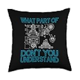 Funny Mechanical Engineering Gift For Engineer Men Women Throw Pillow