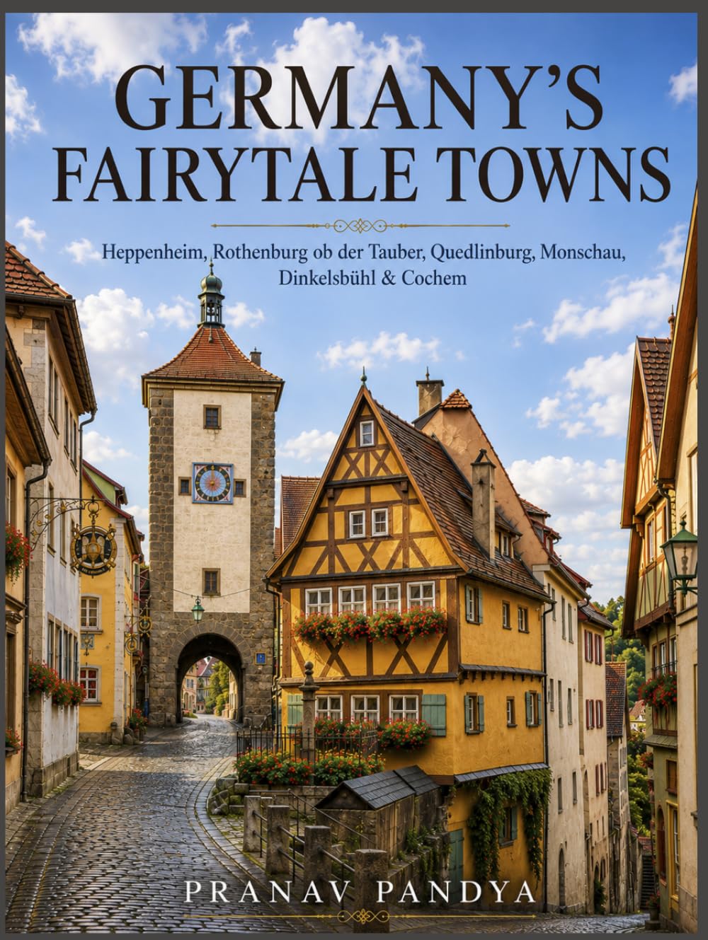 GERMANY'S FAIRYTALE TOWNS Heppenheim, Rothenburg ob der Tauber, Quedlinburg, Monschau, Dinkelsbühl & Cochem: Oversized 8.25 x 11 inches Coffee Table Book with 47 full-page, full-color Visual Plates