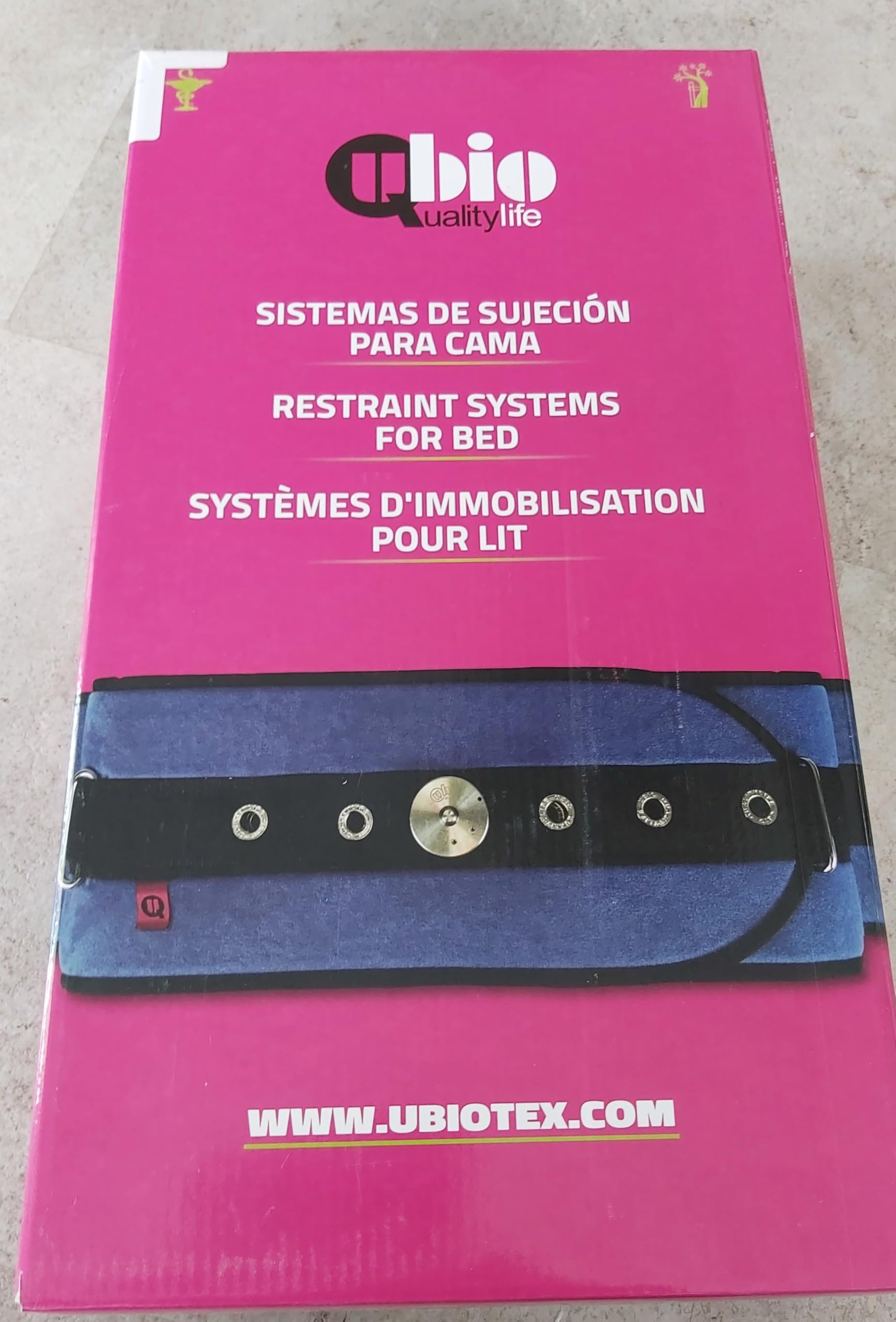 Cinturon de sujeción para cama de 90 cms con perineal, cierre iron clip, o cierre de moneda. sujecion para pacientes agitados, dispositivos de contención.
