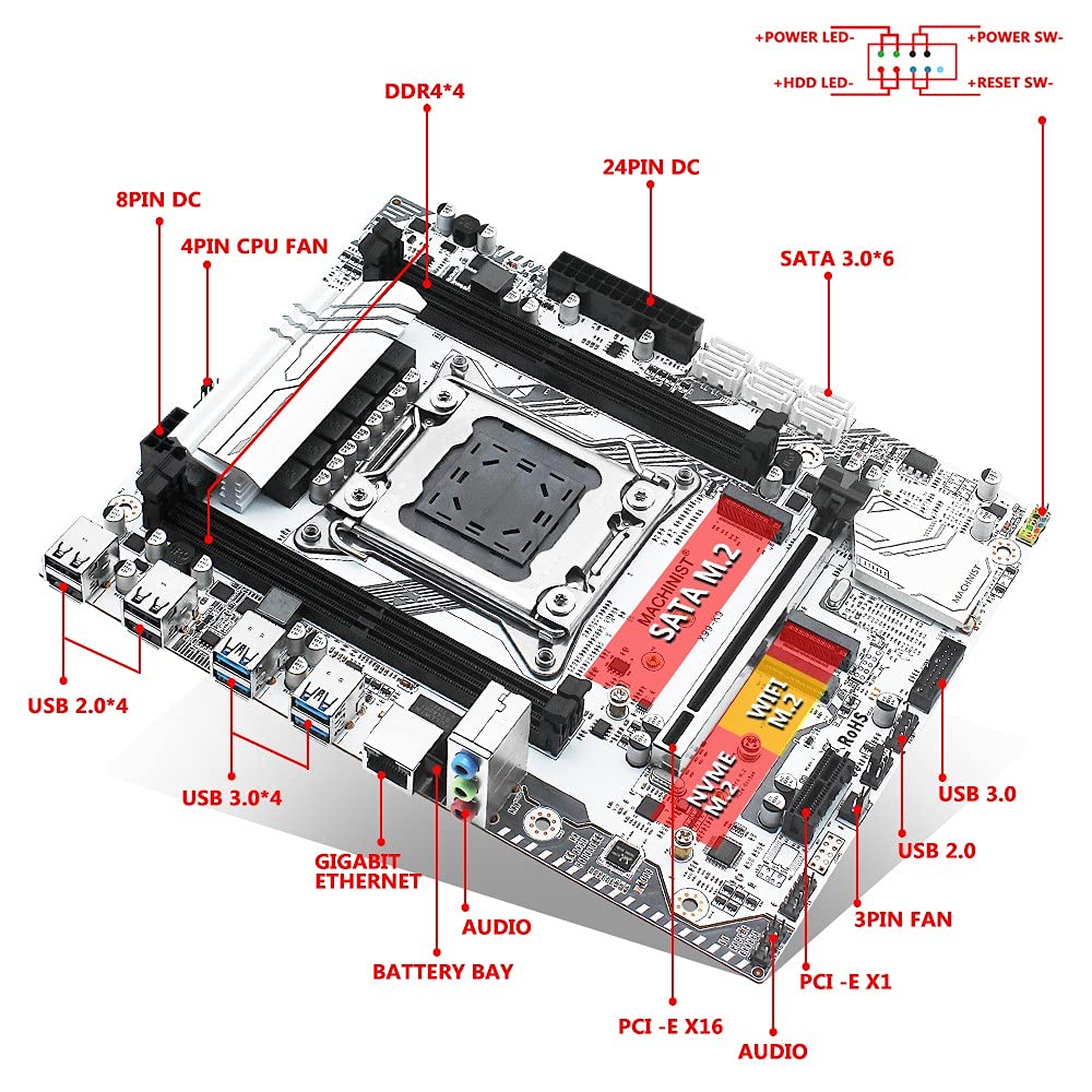 Amazon.co.jp: X99 2011-3LgaマザーボードキットとIntelXeon E5 2630L 