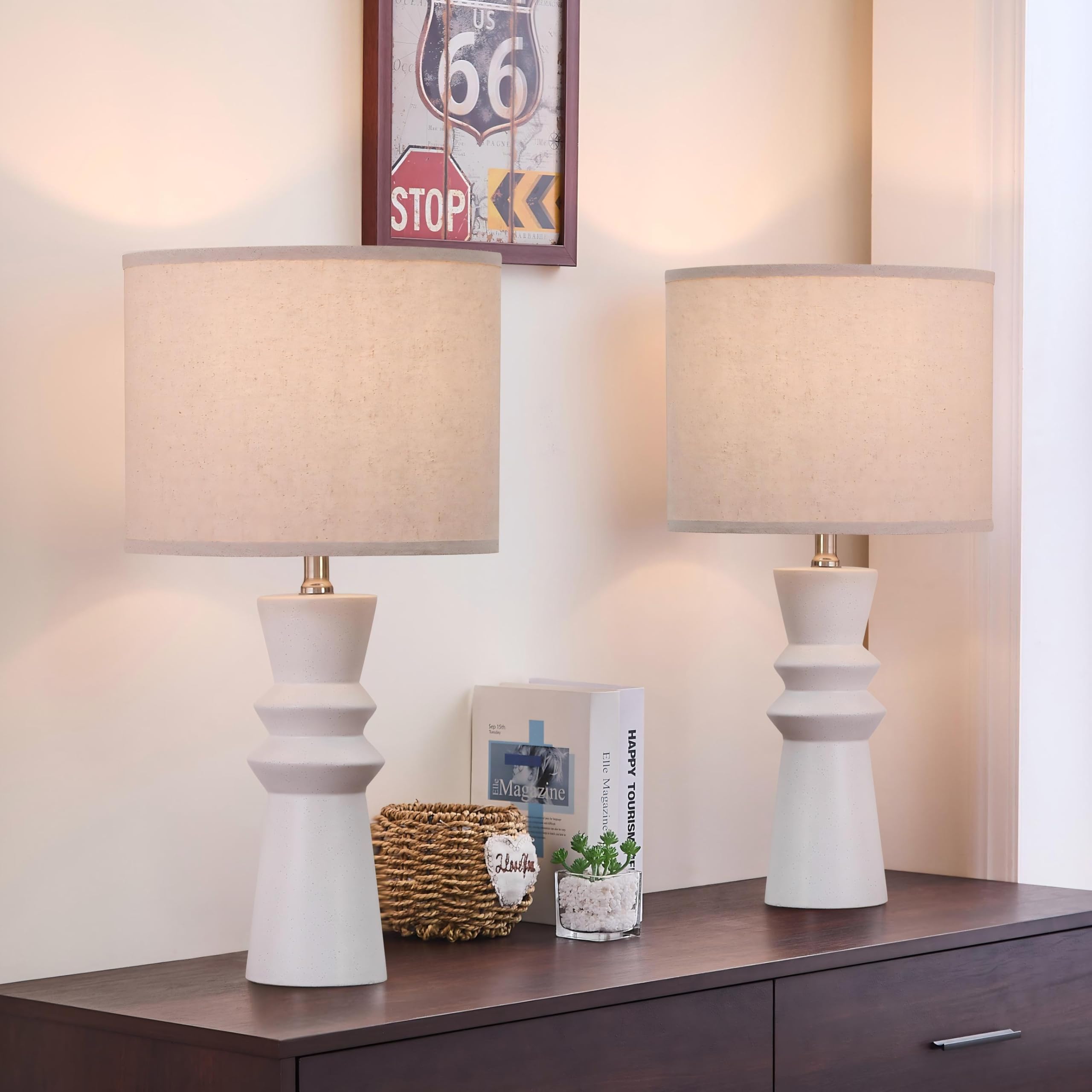 フロアスタンド Arles White Desk Lamp (Set of 2) DGGDOME 24.75
