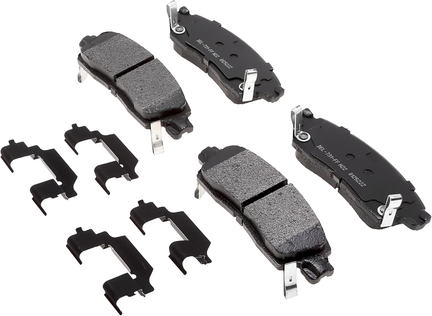 ACDelco Gold 17D883MHF1 (19429960) Semi-Metallic Rear Disc Brake Pad Kit