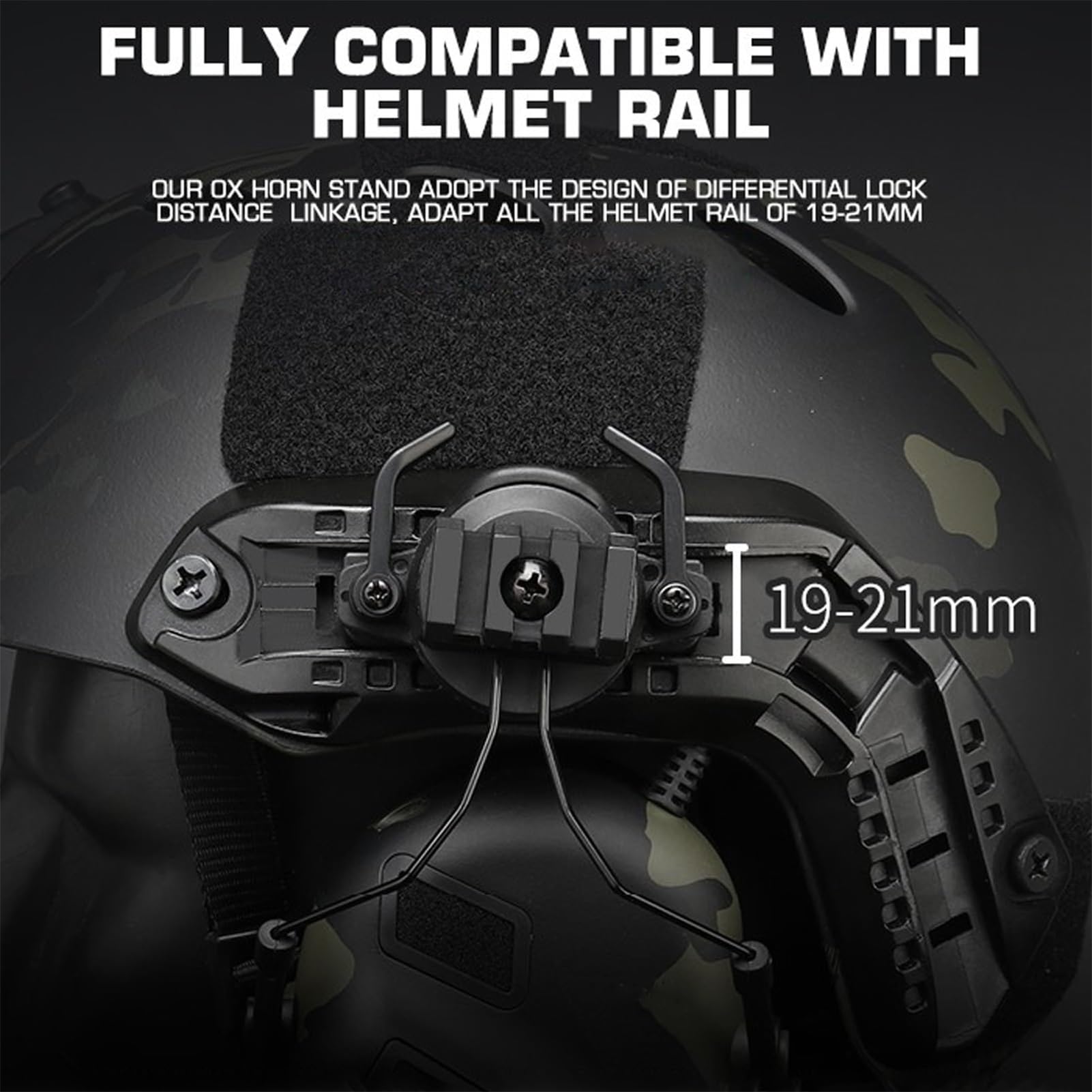 Cuffie Tattiche con Cancellazione del Rumore E Microfono Cuffie Antirumore Impermeabili, Casco Militare E Compatibili con Radio PTT per Caccia E Tiro