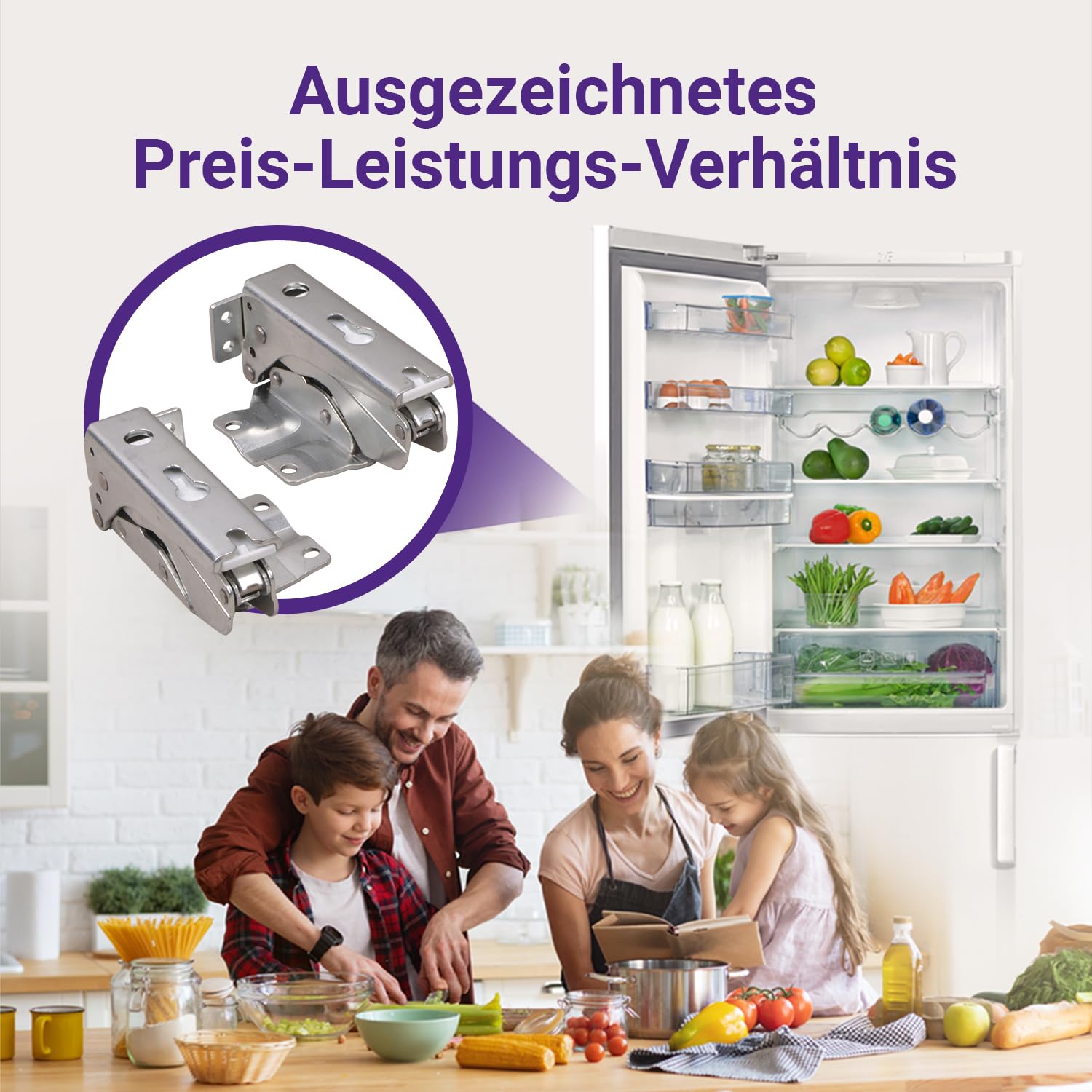 Viоks.pro 2x Kühlschrank Scharniere Ersatz für Bosch 00481147 Türscharnier | Scharniere, für AEG Bosch Siеmens Neff Kühlschränke Einbaukühlschrank