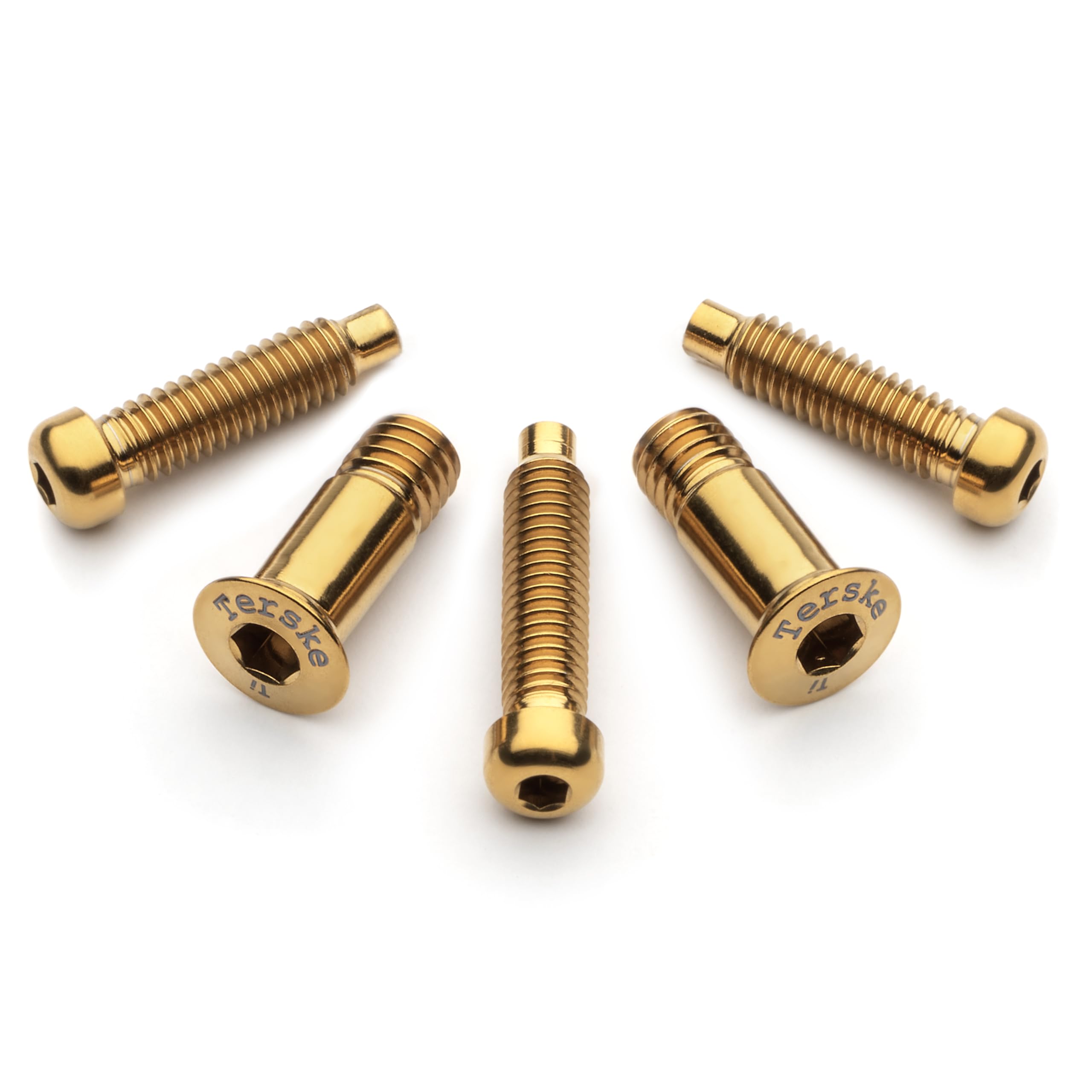Amazon.co.jp: Terskeゴールドチタンボルトキットは、シマノXTR