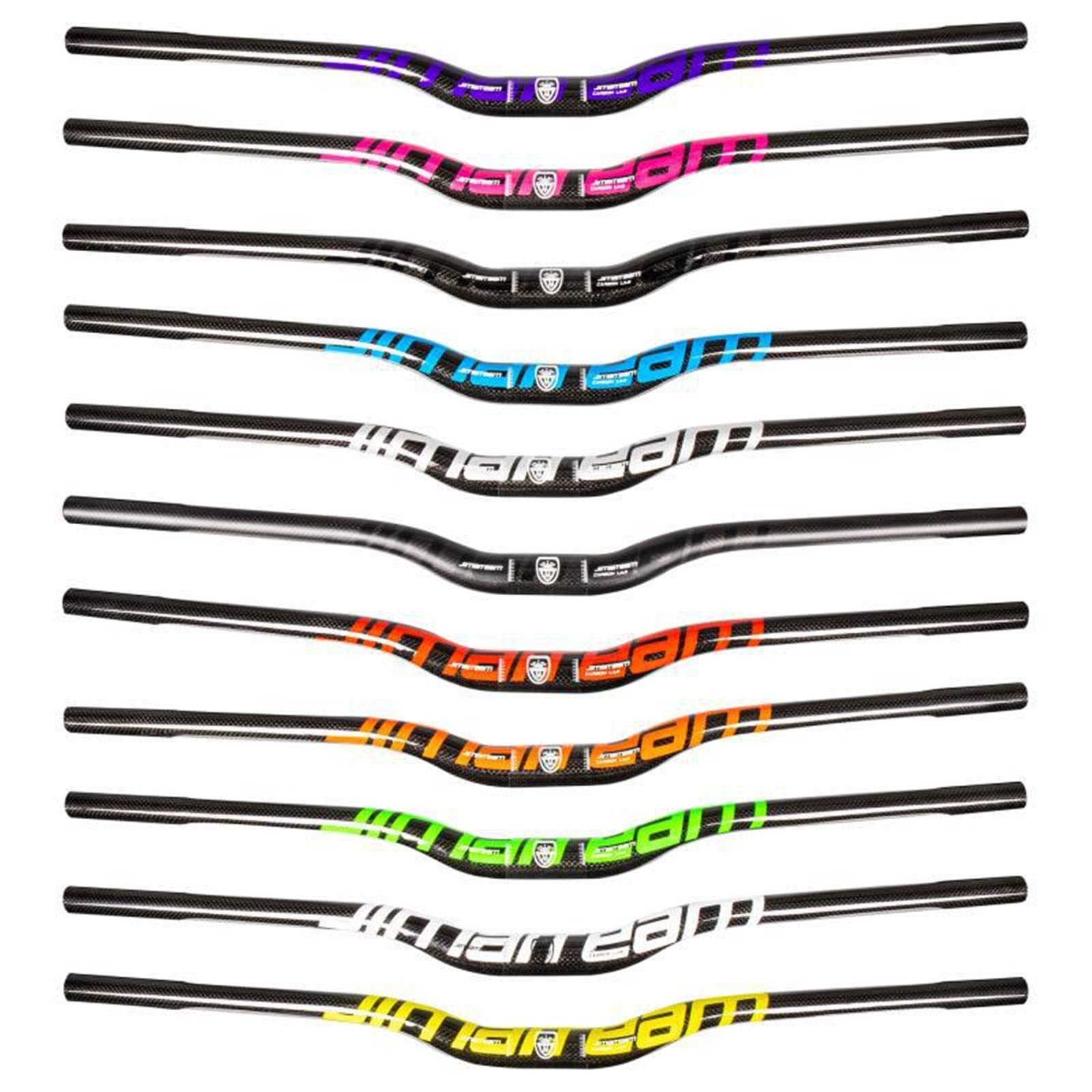 Guidon De VTT 31,8 Mm Rehausse en Fibre De Carbone Guidon VTT 580/600/620/640/660/680/700/720/740/760mm Barre Extra Longue