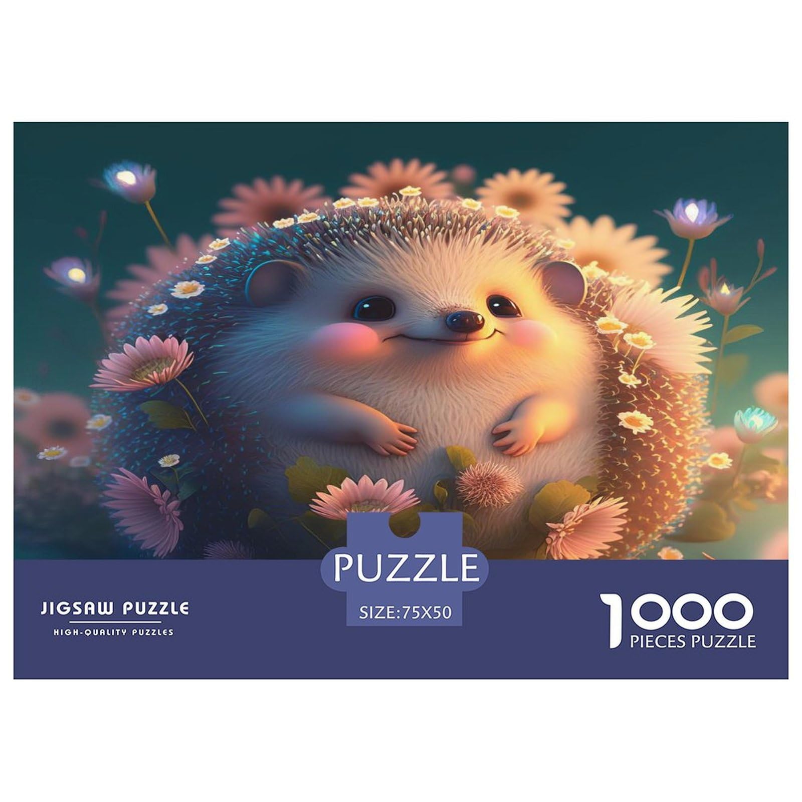 Puzzle Giochi educativi Puzzle per adulti Puzzle da 1000 pezzi Riccio artistico Puzzle in legno per adulti Puzzle da 1000 pezzi Giochi educativi Puzzle (50x75 cm