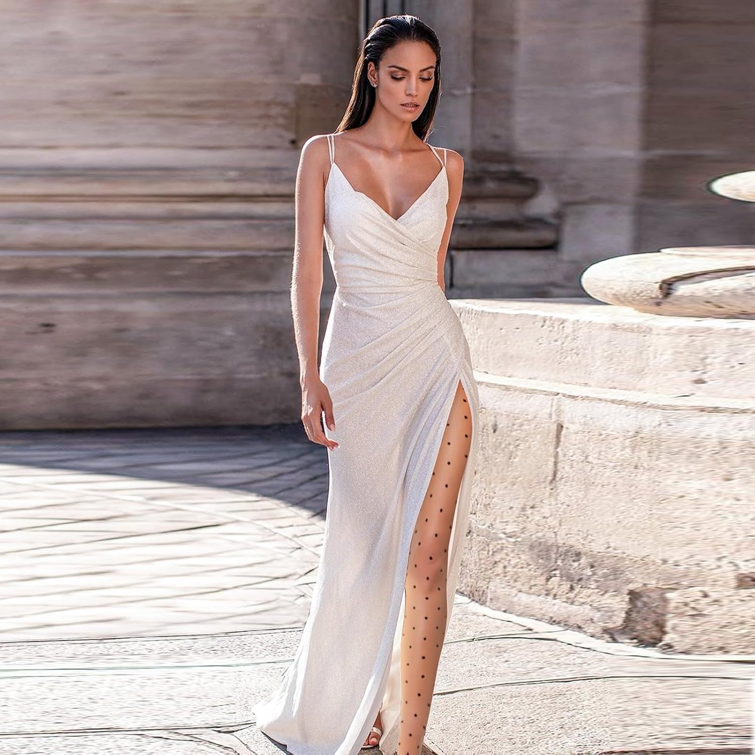 MANZI 20D Polka Dot Tights for Women Patterned Stockings for Women Sheer Ultra Thin High Waist Pantyhose - Image 7