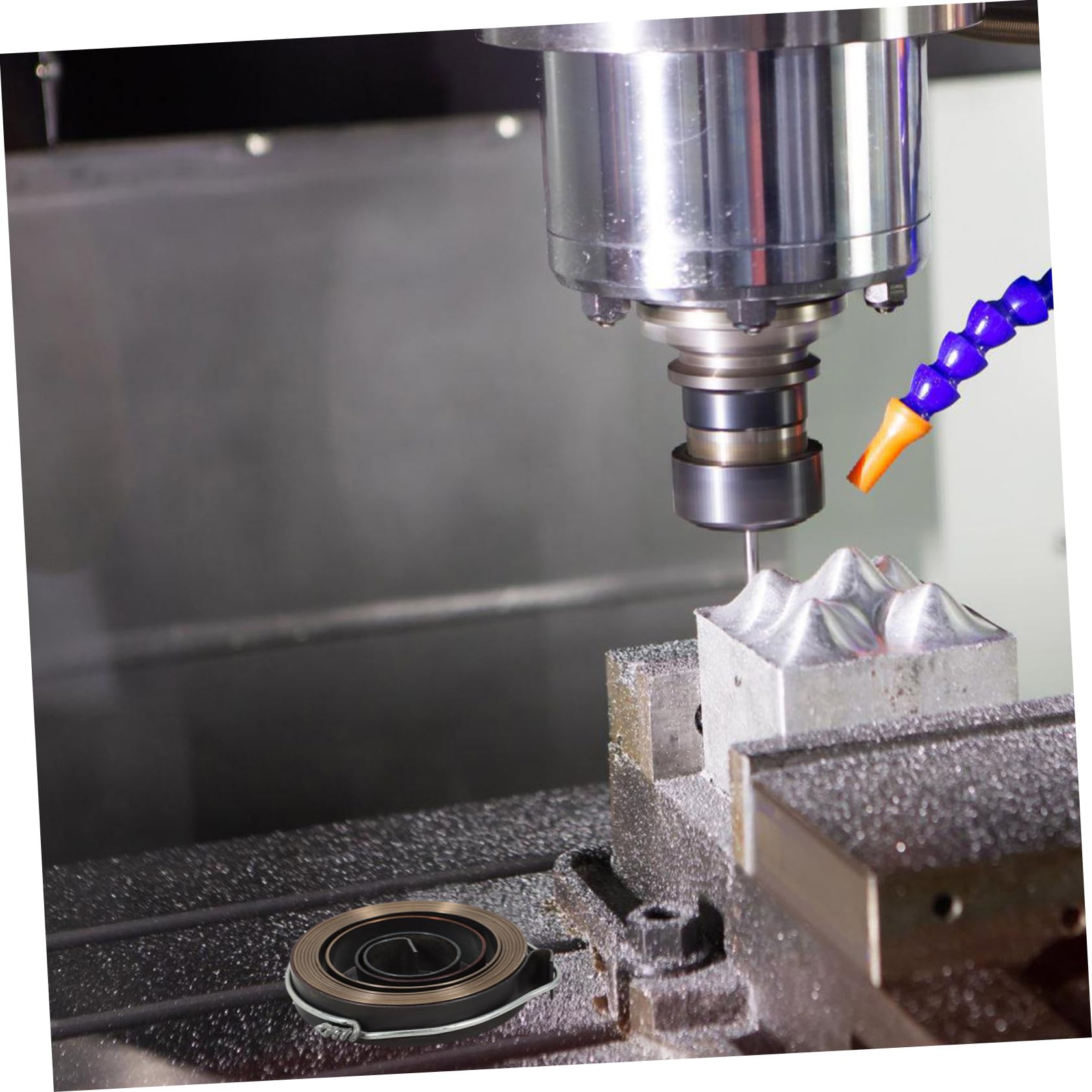 OUNONA Drill Press Spring Springs Drill Presses Quill Feed Return Coil Spring Coil Spindle Spring Feed Return Coil Spring Assembly Drill Press Return Spring Drill Press Parts Coffee Steel