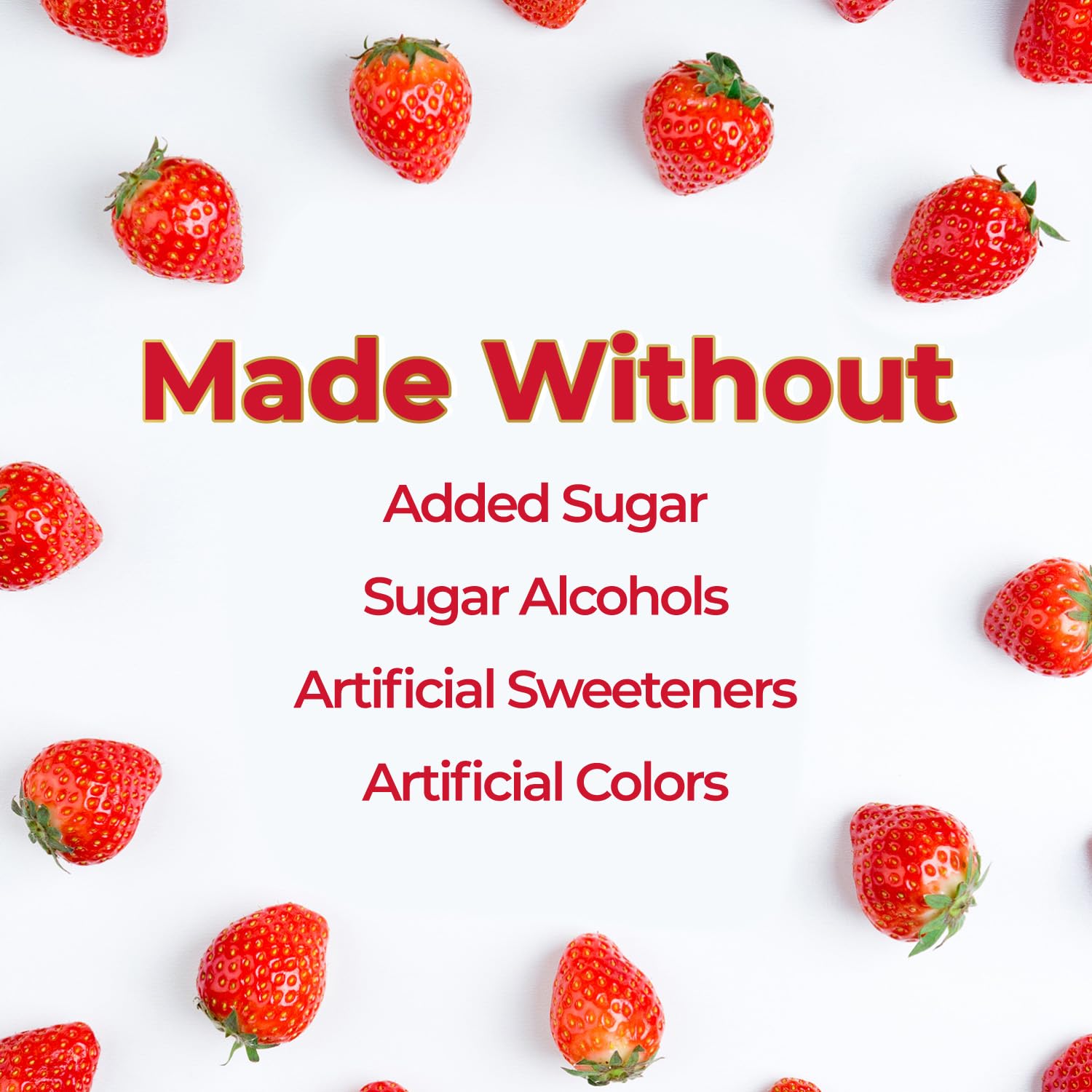 ChocZero strawberry spread nutrition label