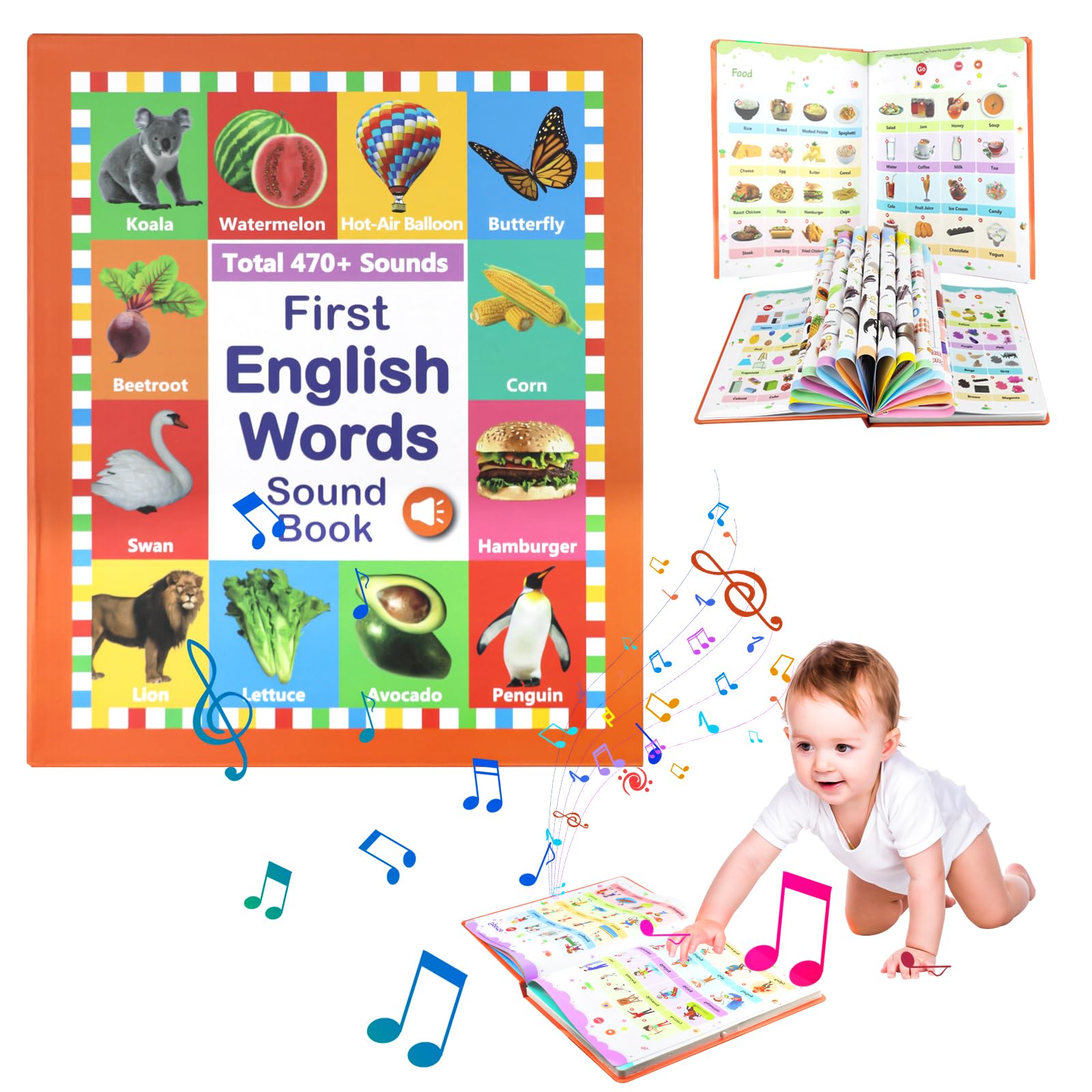 My First English Sound Toy –470+ Words, 21 Themes, English Words