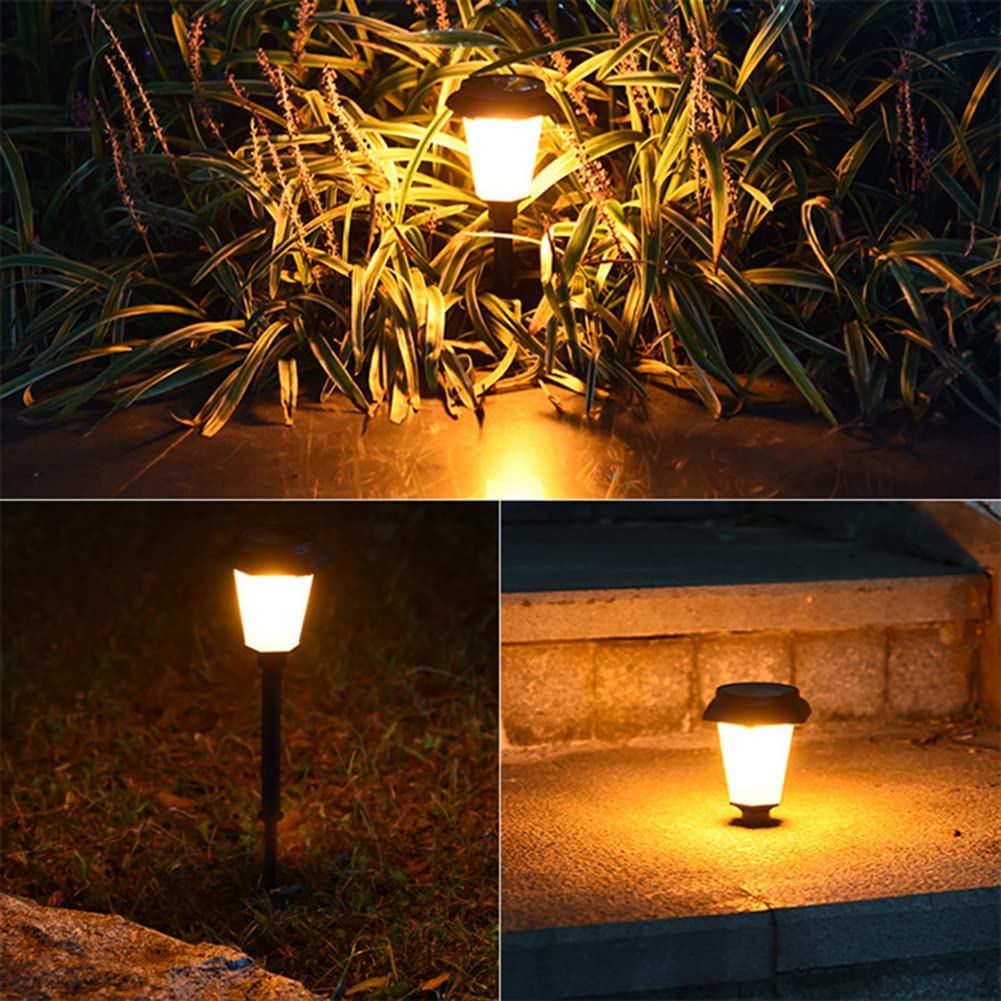 énergie Solaire Waterproof 8 Lampes Solaires Extérieur YAZEKY - Effet Flamme Réaliste | IP65 Étanche | Autonomie 10h | Pour Jardin, Allée, Terrasse éclairage Solaire étanche