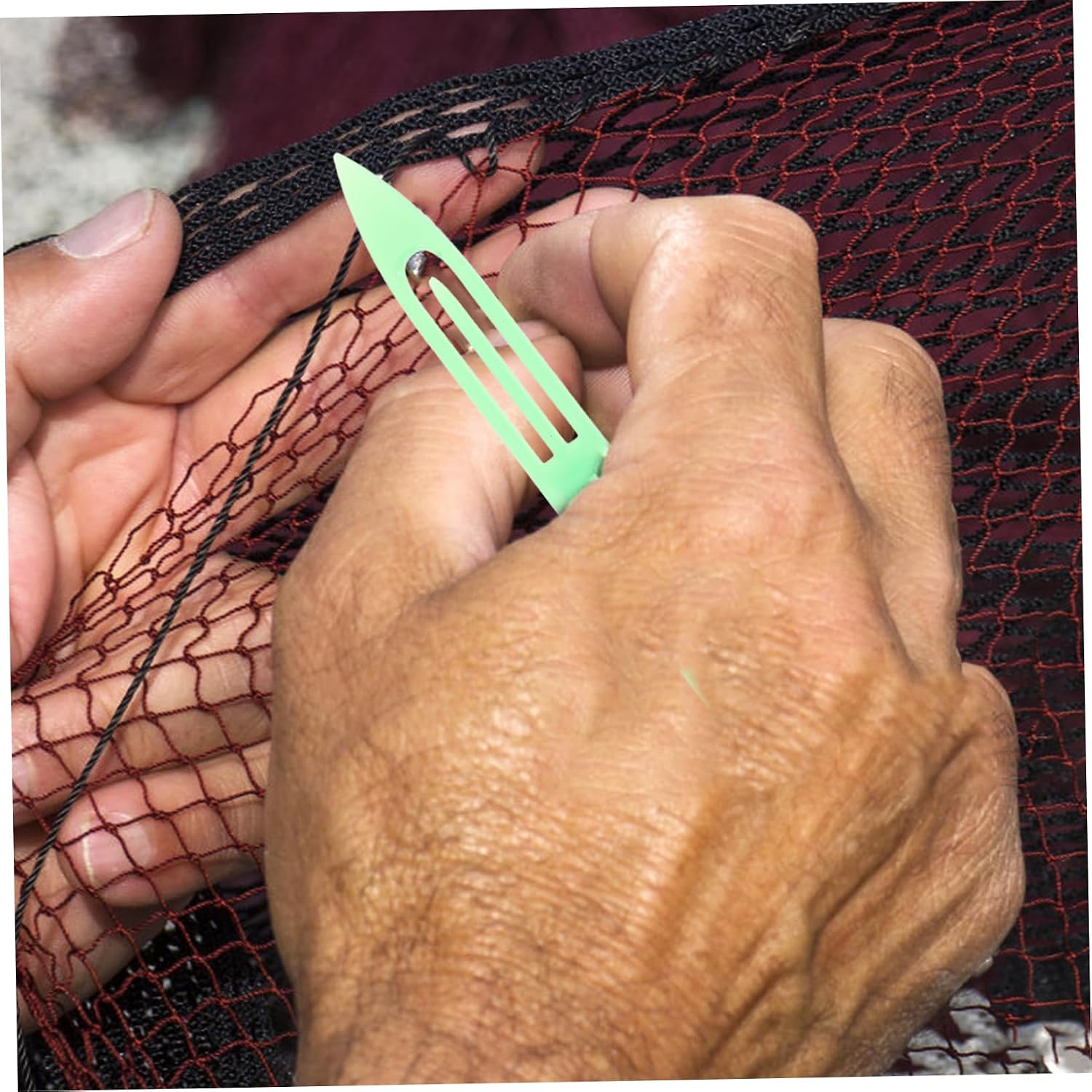 KONTONTY 8pcs Fishnet Repair Shuttles for Weaving Random Color Fishnet Tools for Fishing Enthusiasts Portable Net Making Accessories for DIY