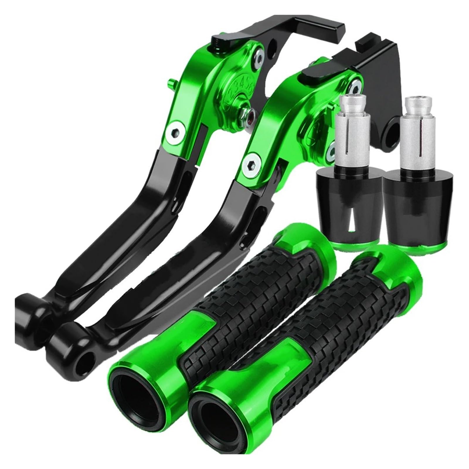 Hguvsjd for Kawasaki Z800 Z 800 2013 2014 2015 2016 2017 Motorcycle Brake Clutch Levers Adjustable Handlebar Grip Ends Motorcycle Brake Lever(G)