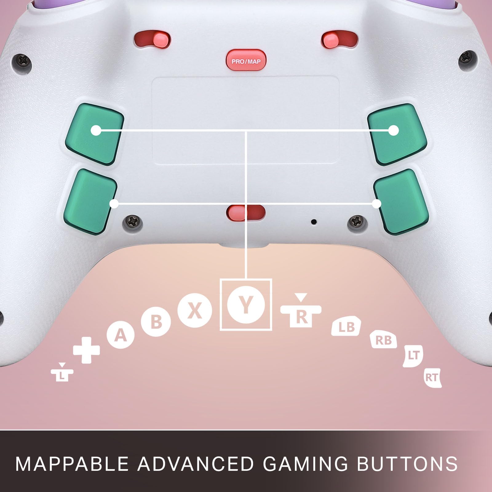 PowerA Controller wireless Advantage per Xbox Series X|S - Beach Vibes, licenza ufficiale, levette a effetto Hall anti stick drift, Bluetooth, polling 1000 Hz, design ergonomico per cloud gaming