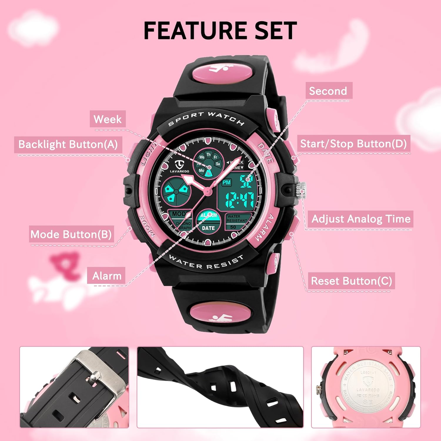 The Ultimate Kids Watch: Fun, Functional & Waterproof for Ages 5-15!