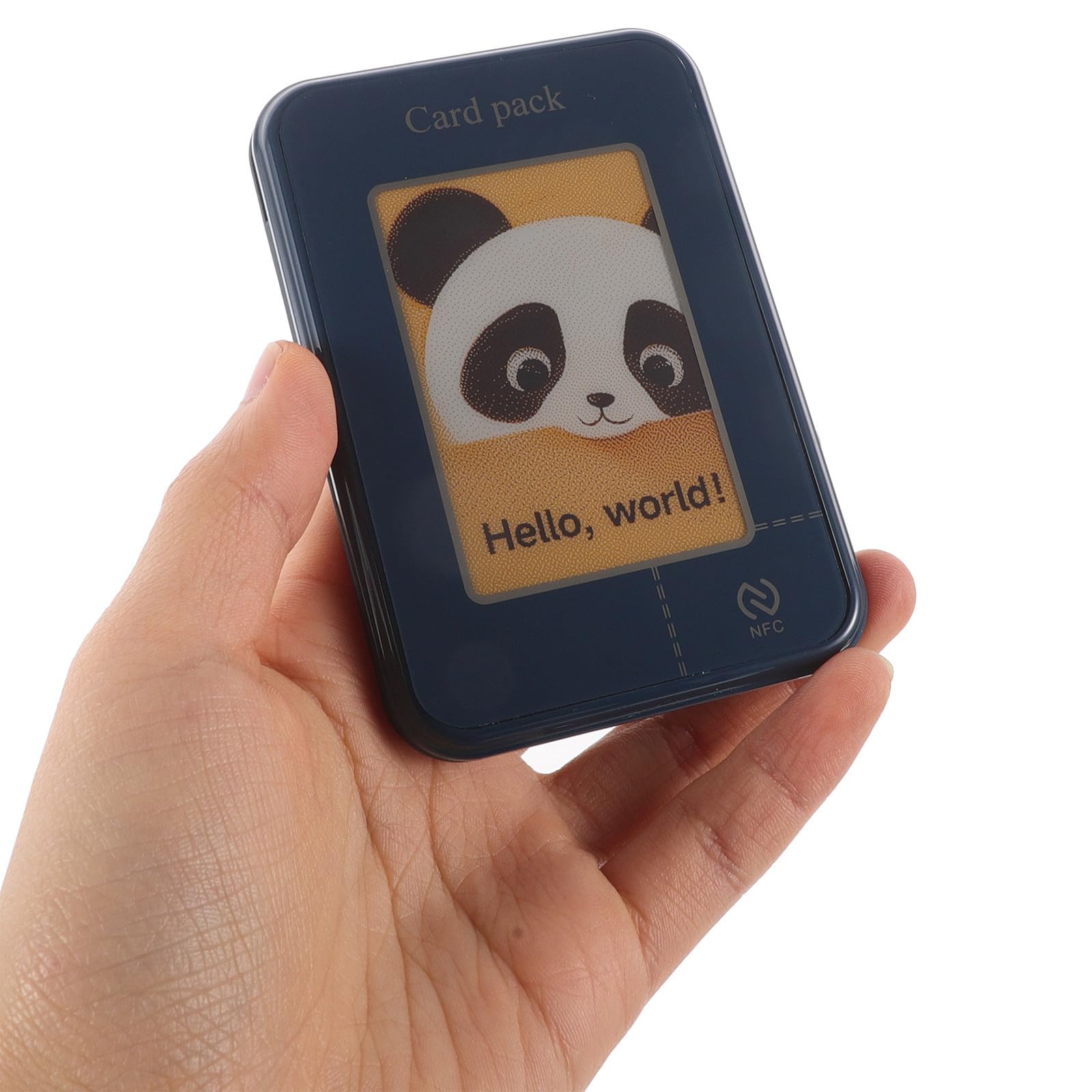 Ciieeo Tarjetero Magnético para Teléfono con Soporte Ajustable y Pantalla E