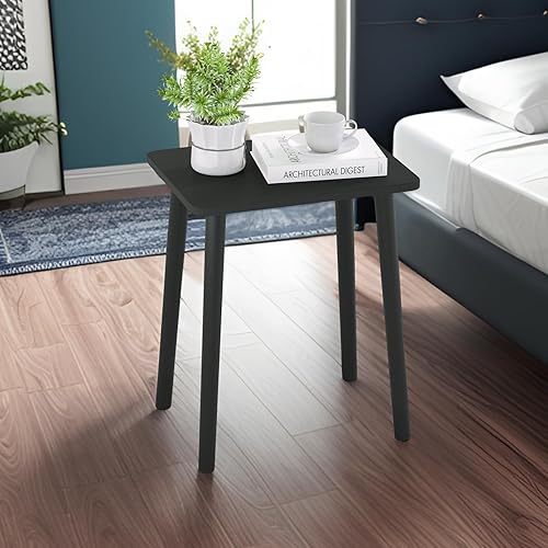 Miniatura 2 de Mini mesa auxiliar  Mesa auxiliar pequeña para espacios pequeños, mesa auxiliar rectangular para sala de estar, dormitorio, oficina, decoración del