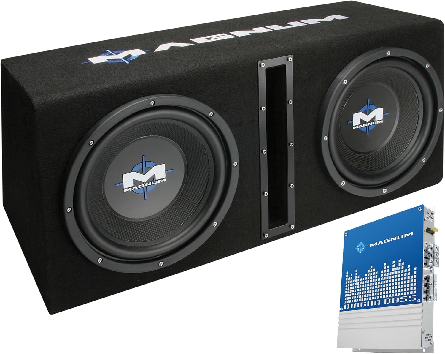 MTX Magnum MB210SP 10-Inch 400W RMS Dual Loaded Subwoofer Sub Box System Package