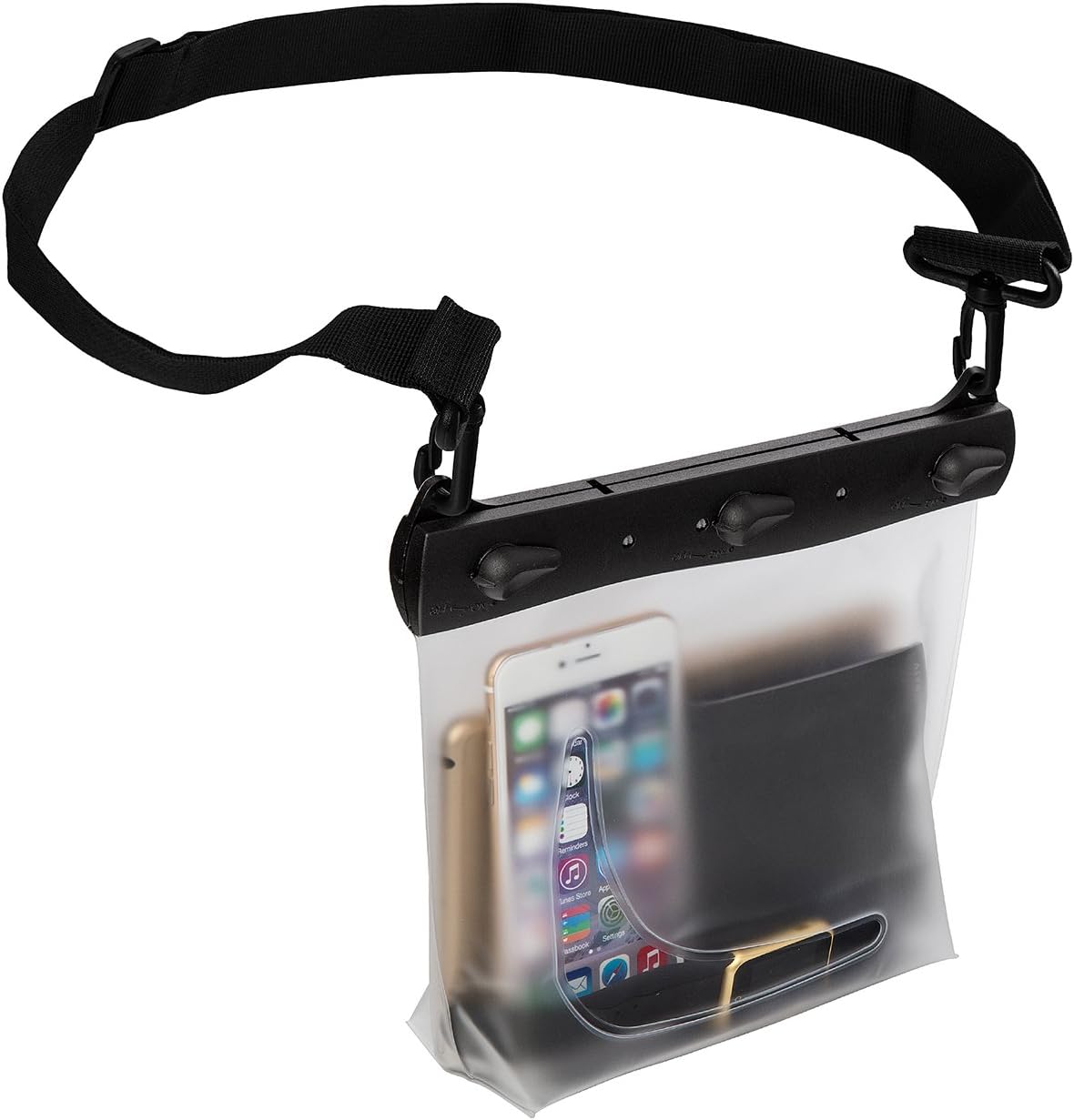 Multifunctional Waterproof Pouch Case Water Resistant Bag Transparent Adjustable Belt