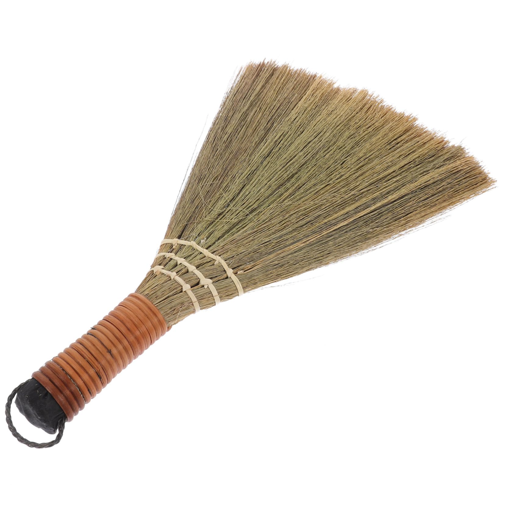 MUCKLILY Handmade Soft Brush Broom Desktop Cleaning Tool for Home Kitchen Office Lightweight Wear Resistant for Under Bed Couch Cleaning