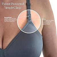 Vista 5 de Supermom Silhouette with Light Fixed Pads, Pumping Bra Hands Free, Adjustable Pumping & Nursing Bra for All Breast Pumps